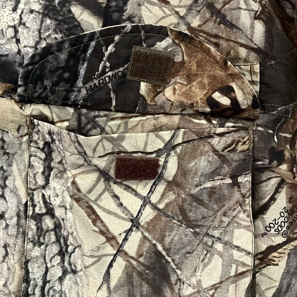 Remington Vented Camo Long Sleeve Shirt Button Front Realtree Hardwood Hunter XL - Picture 12 of 13